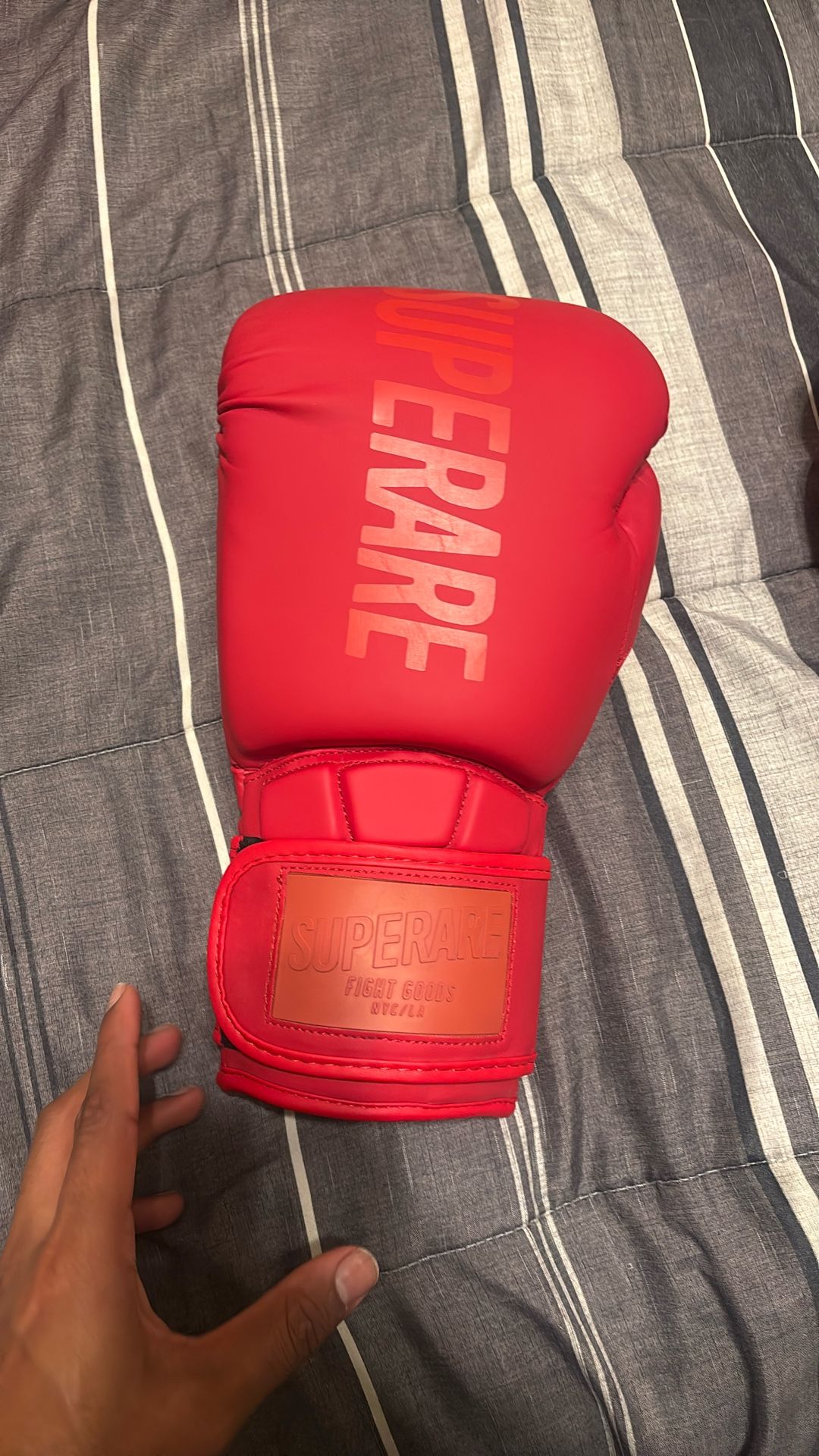 Red Boxing Gloves, Never Worn!
