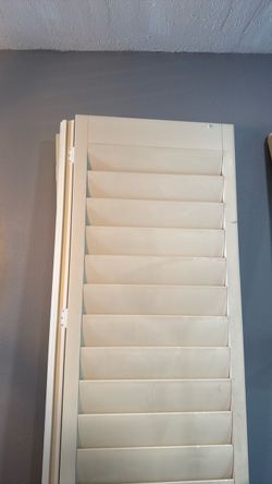 Wooden shutters