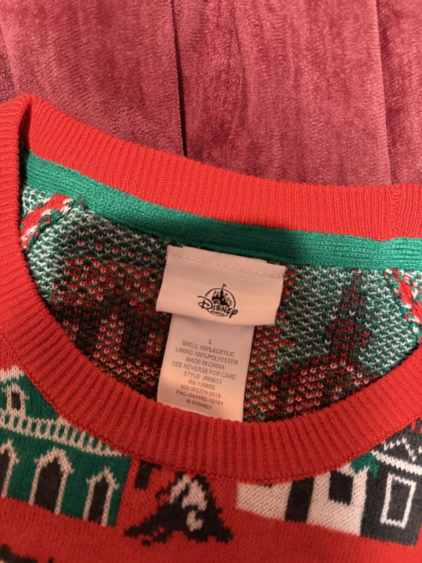 Large Disney Christmas Sweater