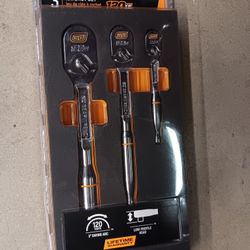GearWrench Ratchet Set 3 Piece. 