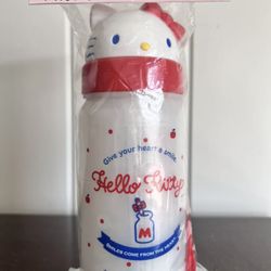 Sanrio Hello Kitty Face Kids Straw Bottle 350ml