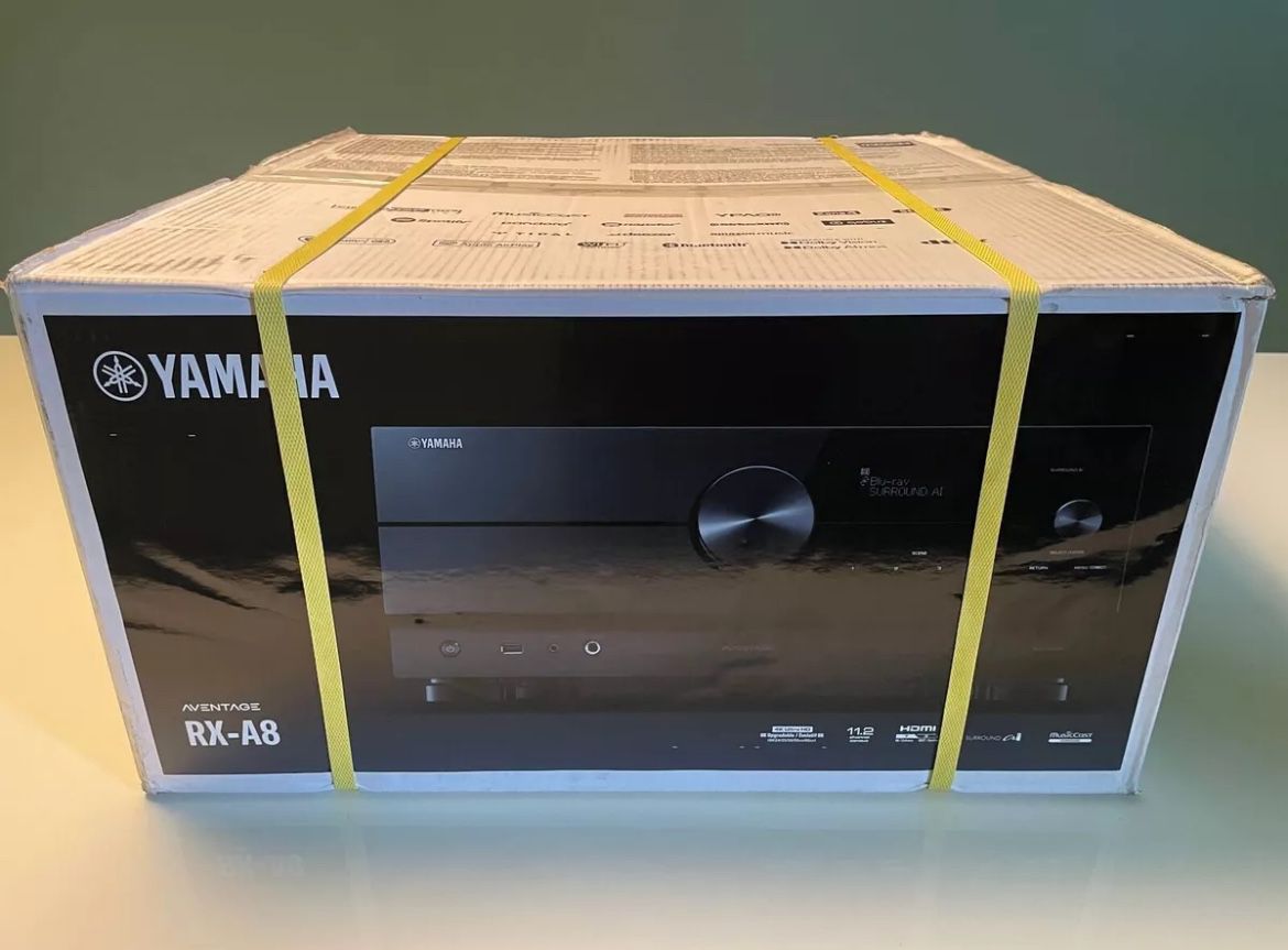 Yamaha RX-A8A Aventage 112-Channel AV Receiver with 8K HDMI *NEW* MSRP $3,549.00