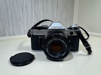 Canon AE-1 Program 35mm Film Camera with 50mm lens
