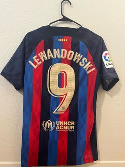 New FCB Lewandowski Home Jersey Authentic