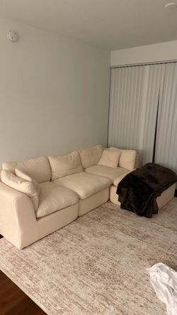 Couch and rug