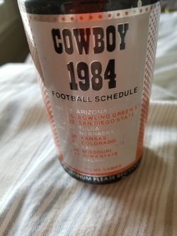Oklahoma State soda can