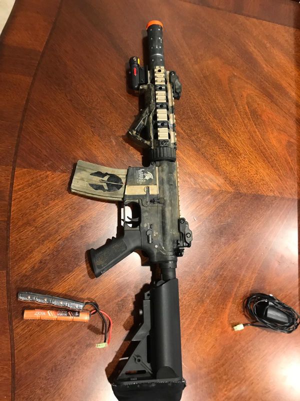Airsoft LT m4 costume paint job for Sale in Fort Lauderdale, FL OfferUp