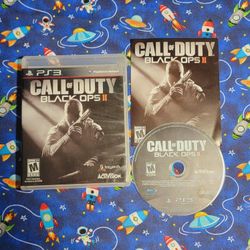 Call Of Duty Black Ops II 2 Sony Playstation 3 PS3 CIB Complete Game Disc Case Artwork Manual Included