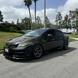 12-15 Honda Civic Black Housing Headlight