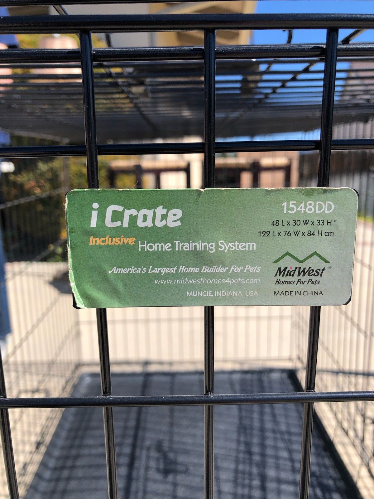 ICRATE - HEAVT DUTY DOUBLE DOOR DOG CRATE
