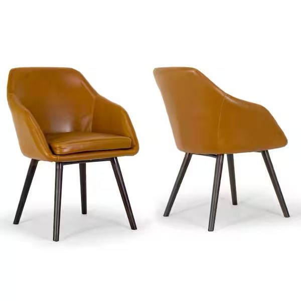 New Cappuccino Brown Chairs. Set Of 2