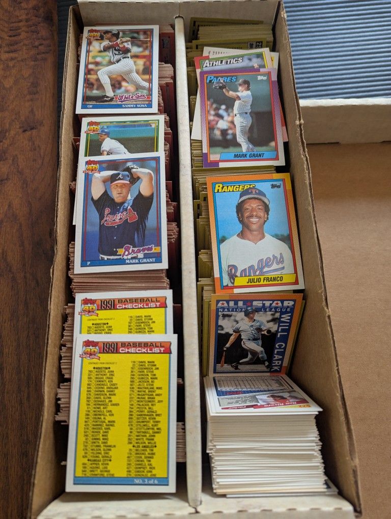 Topps baseball cards 1990 & 1991