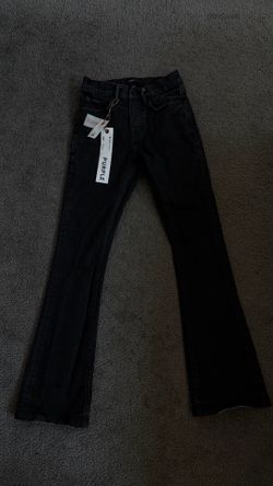 purple jeans