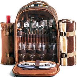 Picnic Backpack With Cooler compartments 