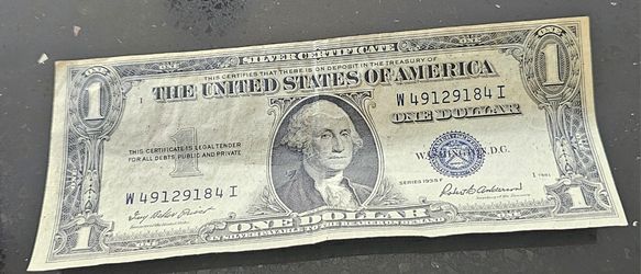 Silver Dollar Certificate