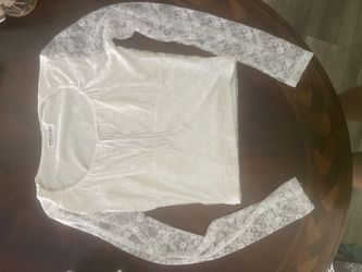 Popular 21 White Mesh Top (small)