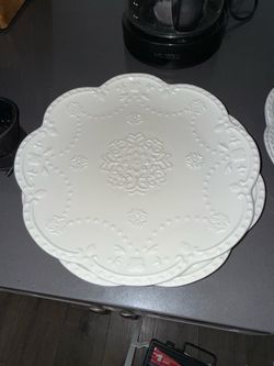 White plates