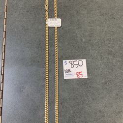 10k Cuban Link Necklace 