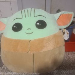 Jumbo Baby Yoda Grougu Star Wars Squishmallow Pillow Plush New