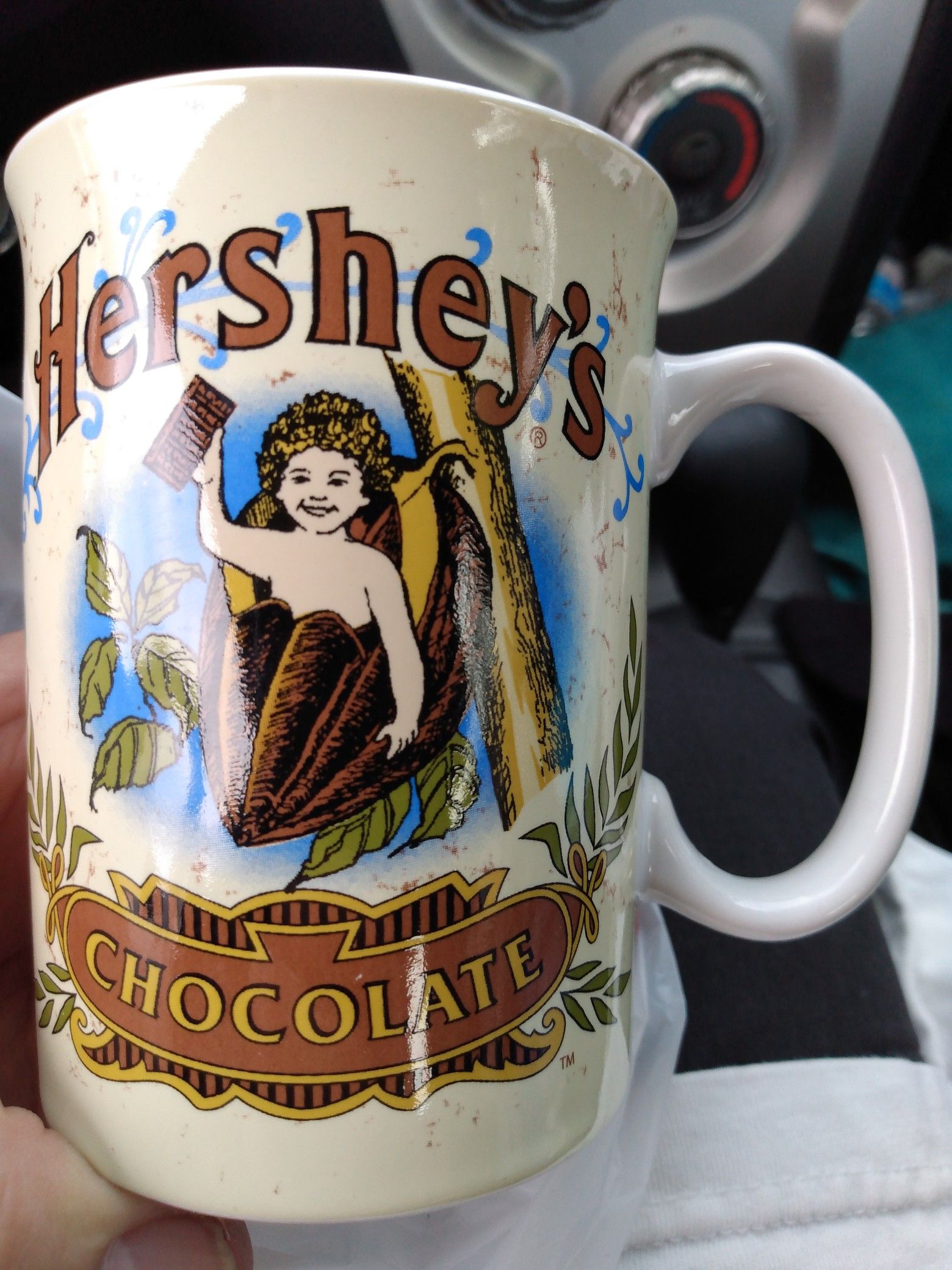 Hershey's Chocolate coffee mug.