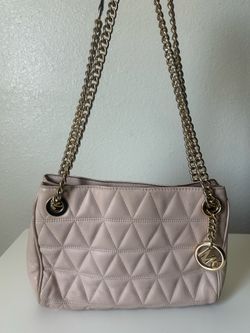 Pink Michael Kors Purse with Gold chain strap