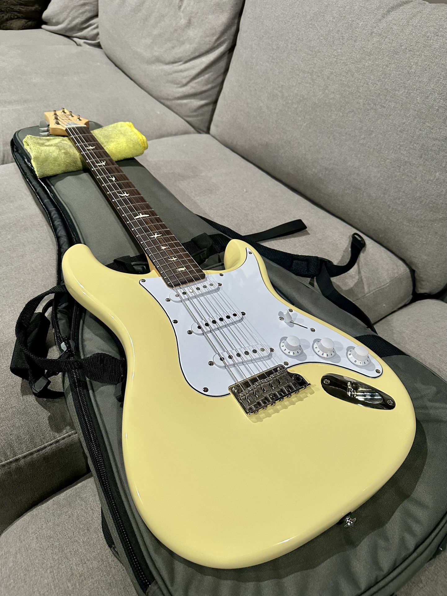 PRS Silver Sky John Mayer Electric Guitar -Moon White