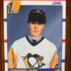 1990-91 Score  Jaromir Jagr  Rookie Card #428