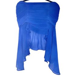 Size XL Free People Tube Top - Blue 