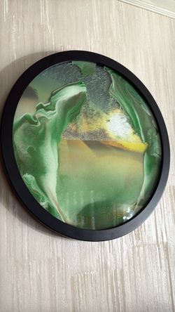 Hanging sandglass art