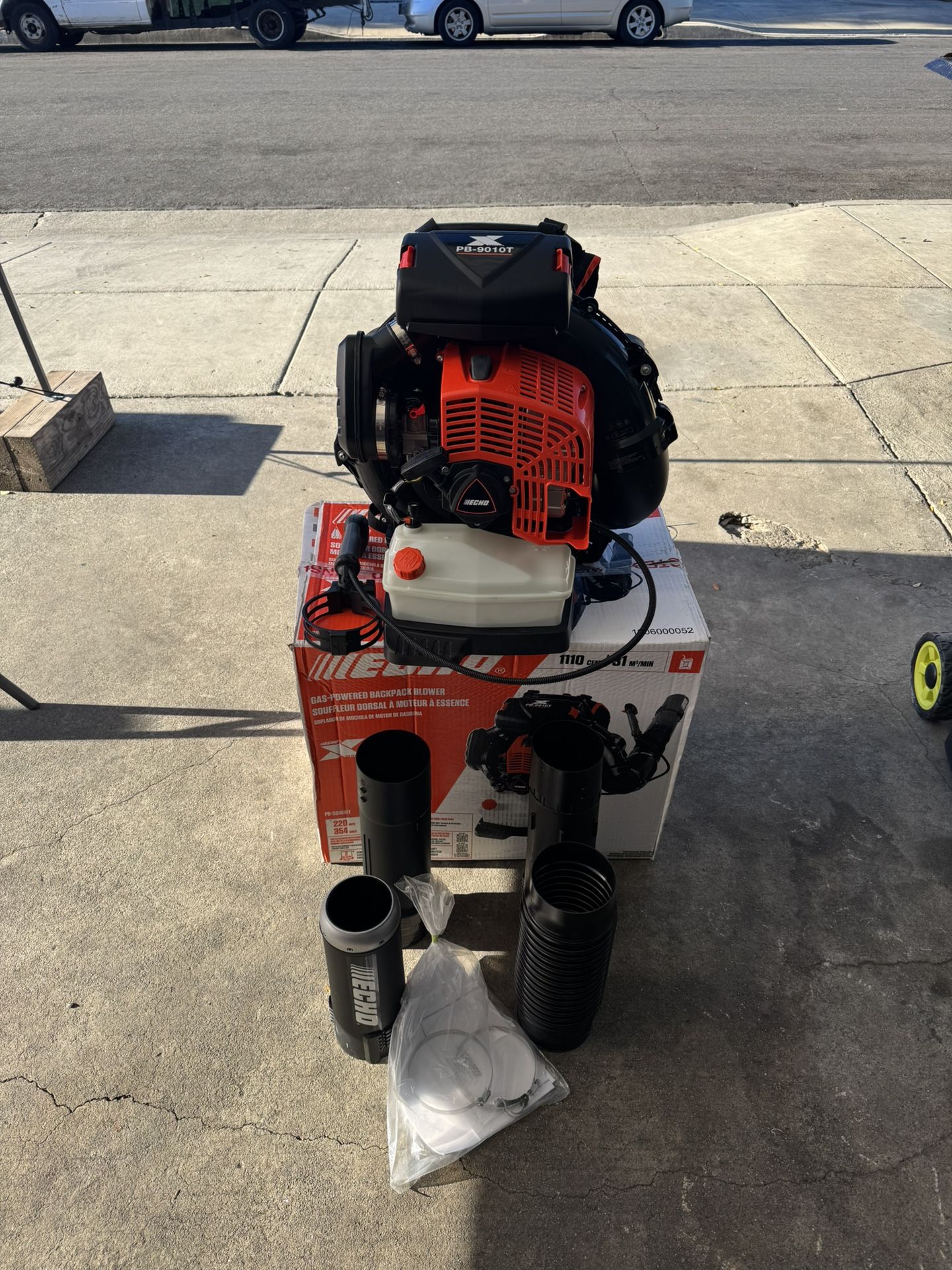 ECHO 220 MPH 1110 CFM 79.9 cc Gas 2-Stroke X Series Backpack Blower with Tube-Mounted Throttle