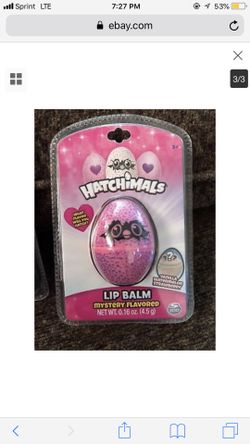 Hatchimal lip gloss