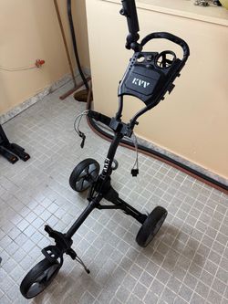 KVV 3-Wheel Folding Golf Push Cart