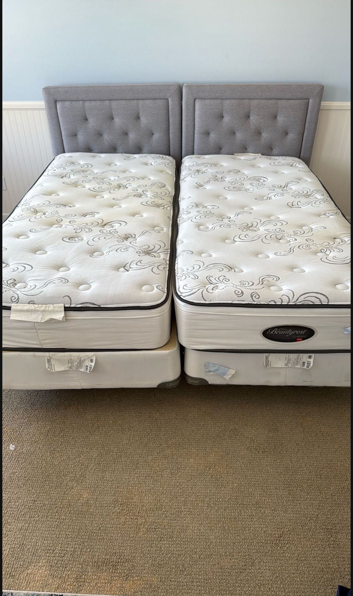 Twin beds- free