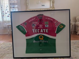 Vintage Adrian Fernandez Autographed Race Shirt