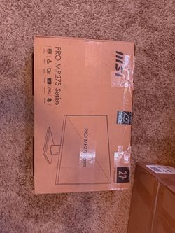 27" MSI PRO MP275 Monitor - 100Hz IPS, Built-in Speakers (Open Box)