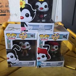 Animaniacs Wakko Yakko Dot Funko Pop Set