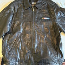 Vintage Leather NASCAR Jacket Men’s XL