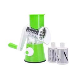 Rotary Hand Crank Cheese Grater with 3 Blades NEW!! NIB