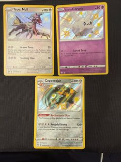 Pokemon, Type Null, Galarian Corsola, Copperajah - Shiny Vault