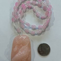 This exquisite Burmese handmade natural jade necklace Natural stone with natural color! Symbolizes wealth and good fortune! A warm blessing for precio