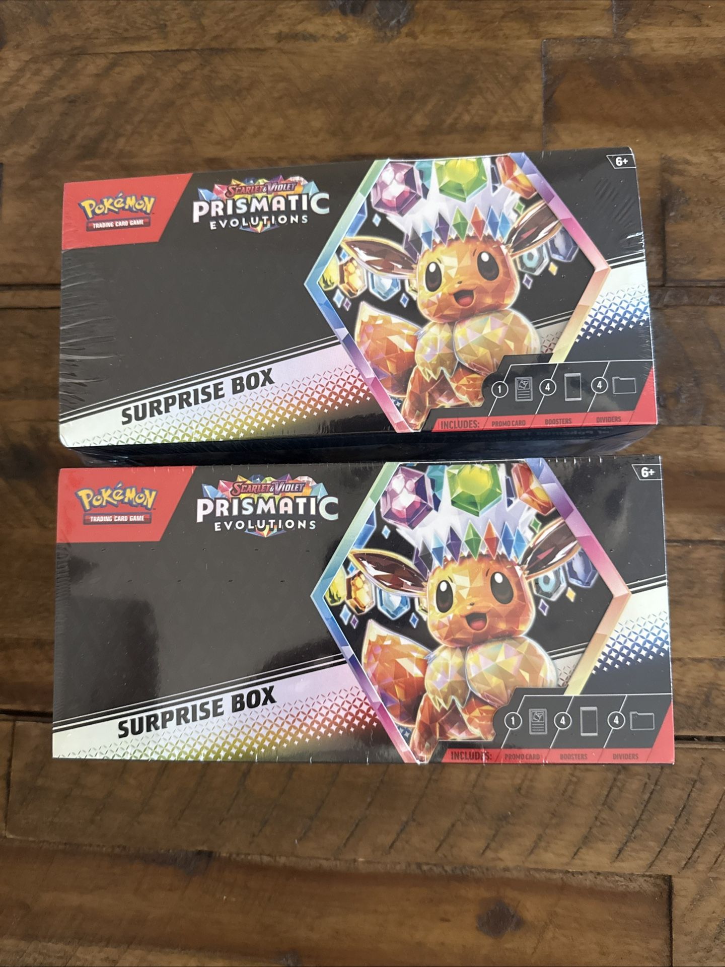 Pokemon TCG Scarlet and Violet Prismatic Evolutions Surprise Box SEALED Lot Of 2