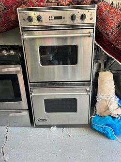 Viking double oven