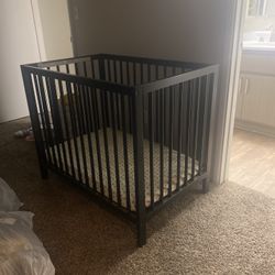 Black Baby Crib