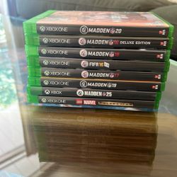 XBOX 1 Madden and other games 