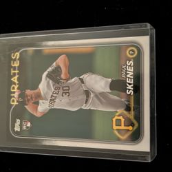 Paul Skenes Topps Baseball Card