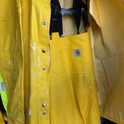 Carharrt Rain Bib and Jacket