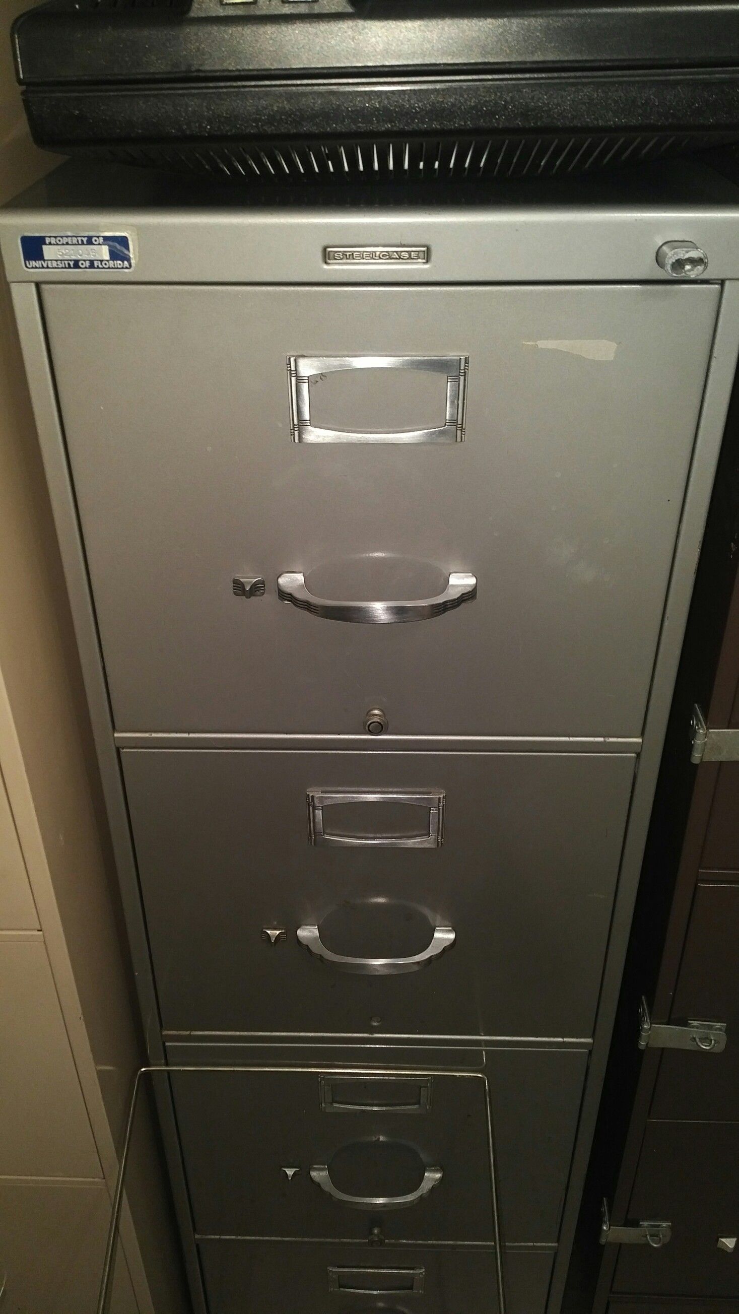 Steelcase 4 Drawer File Cabinet