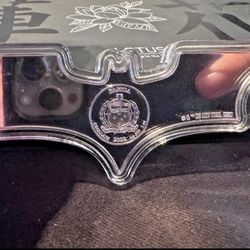 2002 Samoa Batman Batarang Silver Dollar Coin 