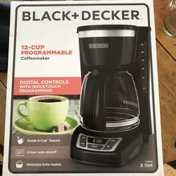 Blacks and decker coffee maker