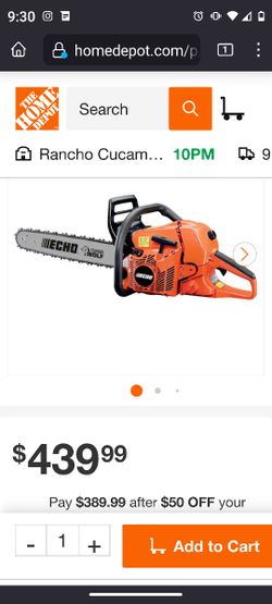 ECHO CHAIN SAW CS 590